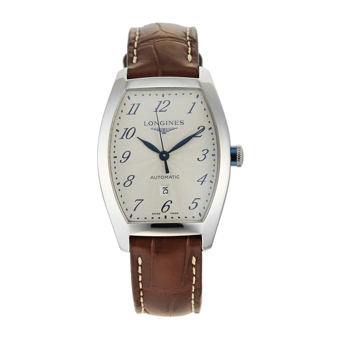 Longines Evidenza Ladies Watch. Stainless Steel Leather Strap - Lc Watches