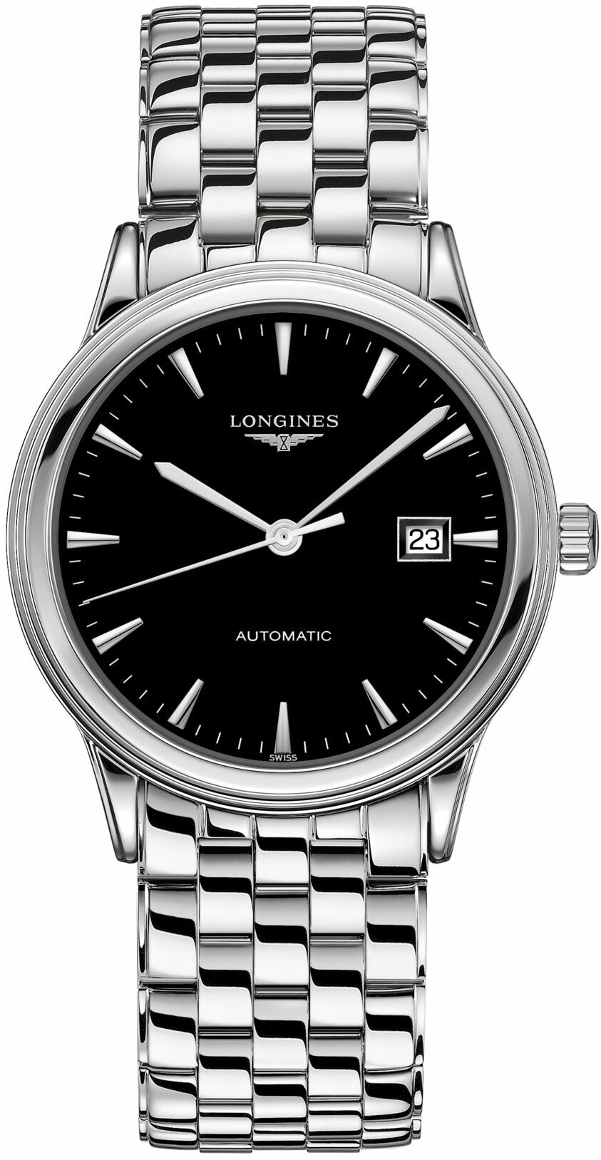 Longines Flagship Black/Steel Ø40 mm - Lc Watches