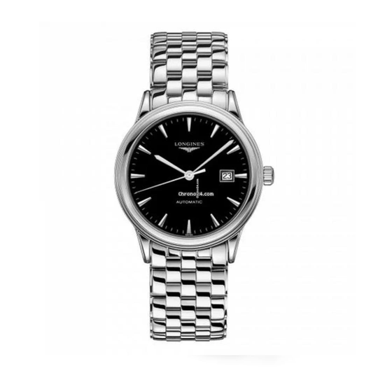 Longines Flagship Black/Steel Ø40 mm watch - Lc Watches