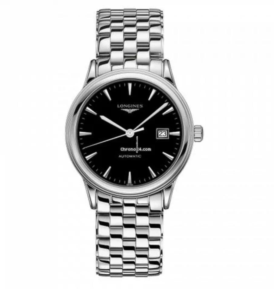 Longines Flagship Black/Steel Ø40 mm watch - Lc Watches