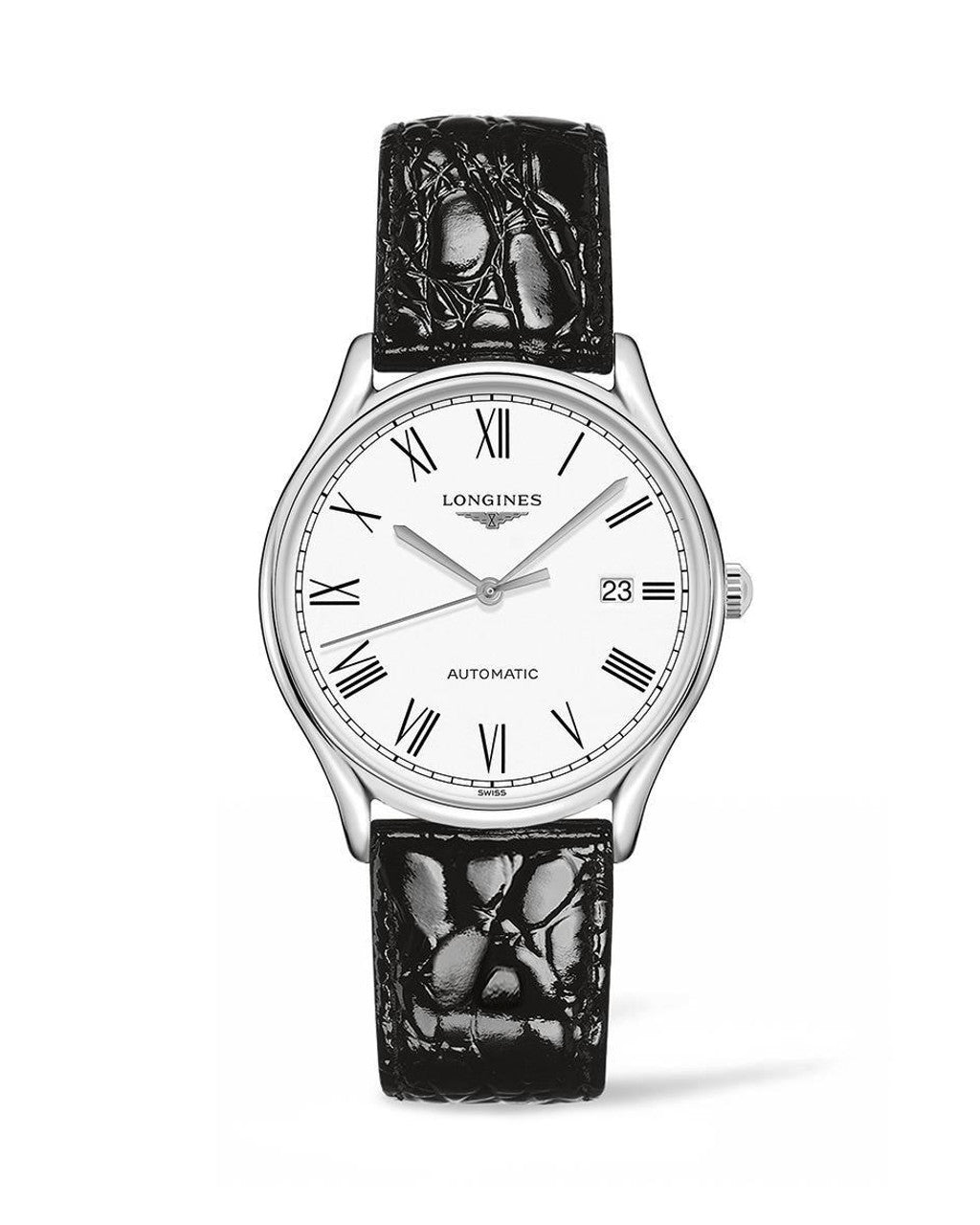 Longines lyre automatic white dial unisex watch - Lc Watches