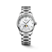 Longines Master Automatic Moonphase 34mm Ladies Watch - Lc Watches