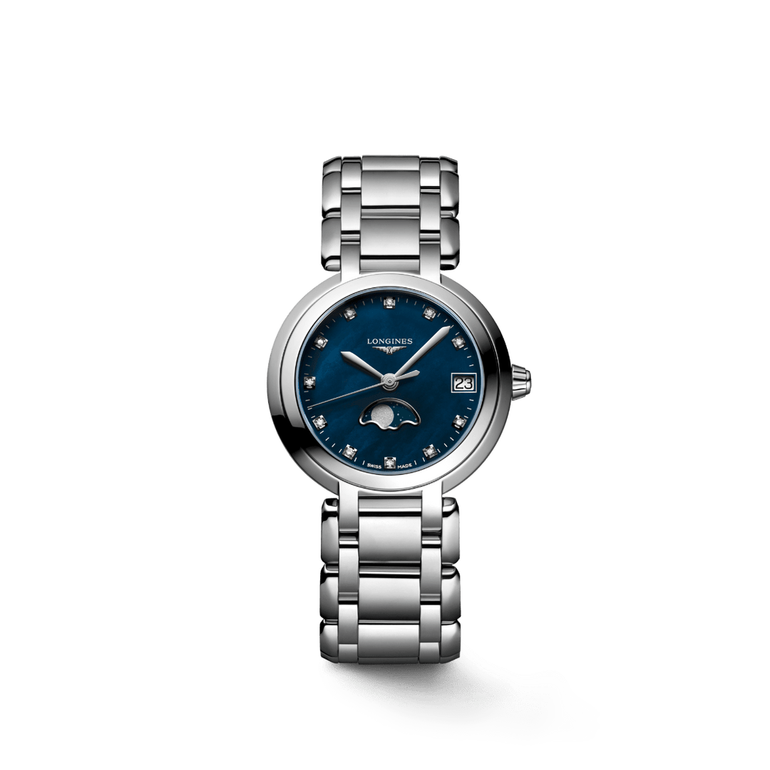 Longines PrimaLuna (30mm) Quartz Moon Phase watches - Lc Watches