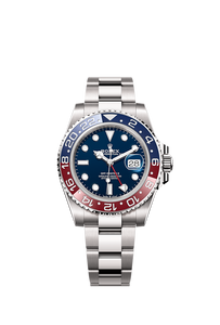 Rolex GMT-Master II BLUE 18KT White Gold Men's Watch