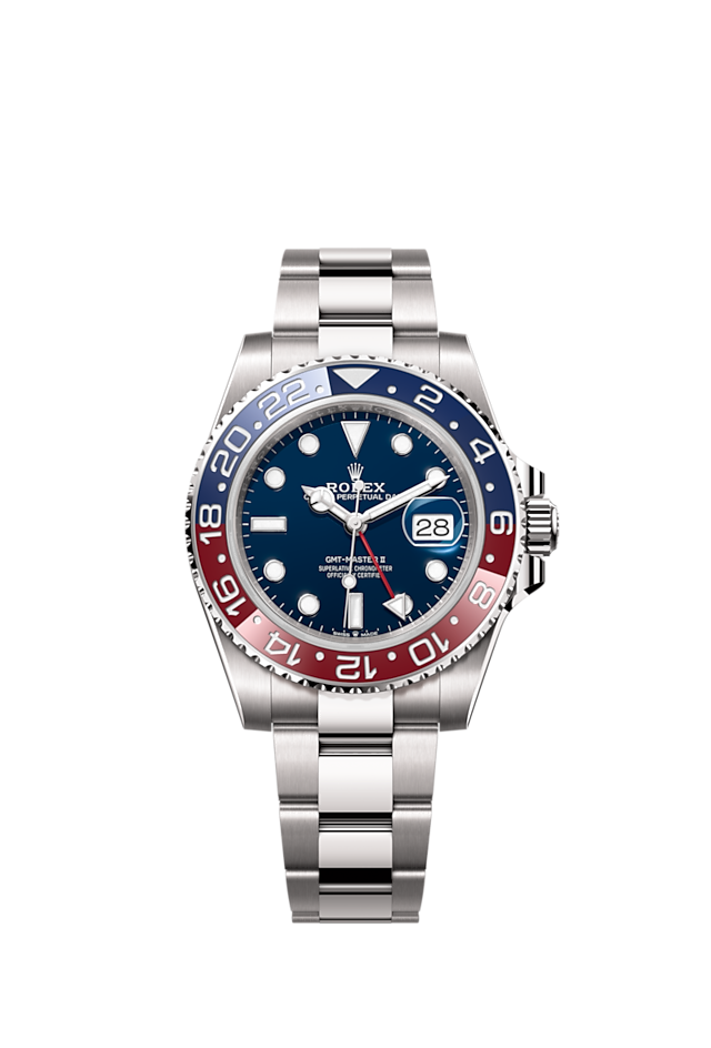 Rolex GMT-Master II BLUE 18KT White Gold Men's Watch