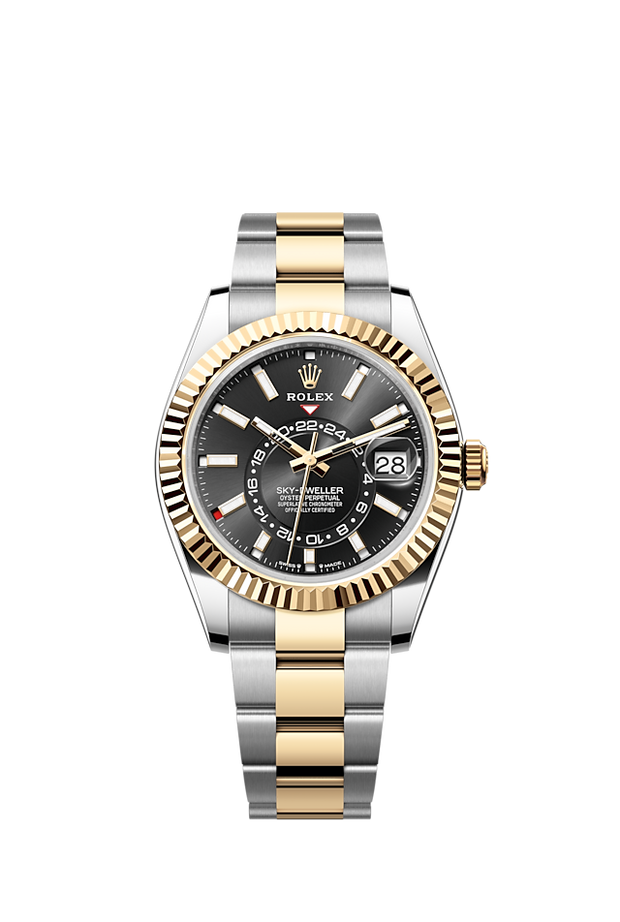 Rolex Sky-Dweller 42 mm Oyster Perpetual Yellow Gold Men's Watch 2024