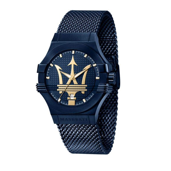 Maserati Potenza Analog Blue Steel Men's Watch - Lc Watches