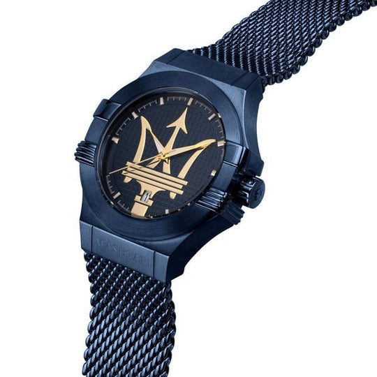 Maserati Potenza Analog Blue Steel Men's Watch - Lc Watches