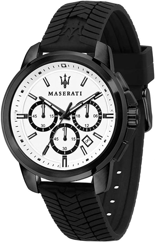 Maserati Successo Black Silicone Men's Watch - Lc Watches