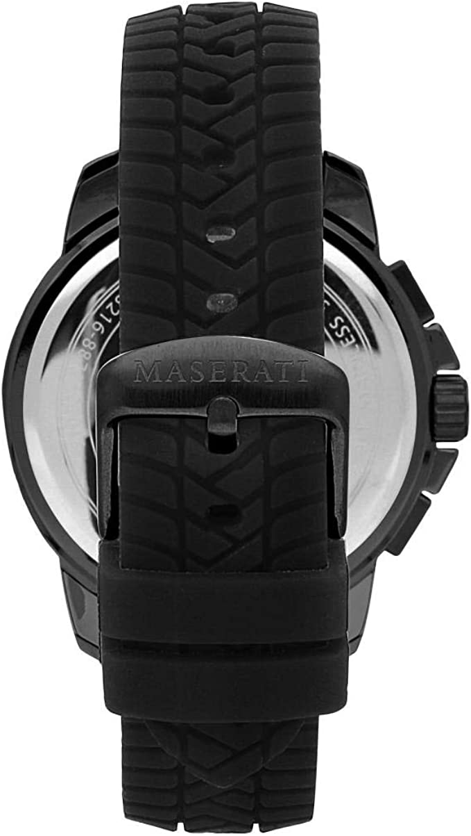 Maserati Successo Black Silicone Men's Watch - Lc Watches