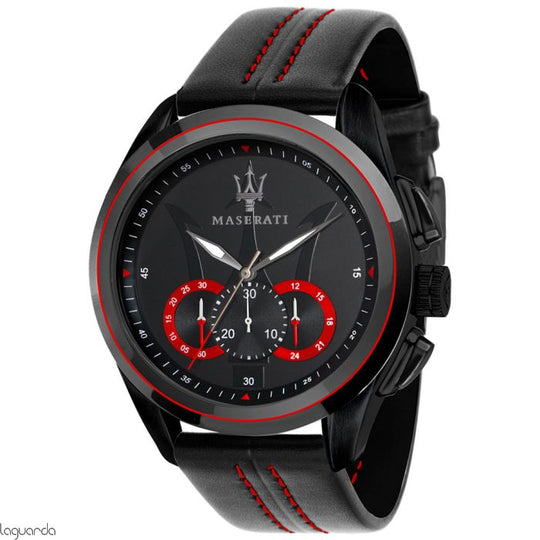 Maserati Traguardo 45mm Black Dial Men's Watch - Lc Watches