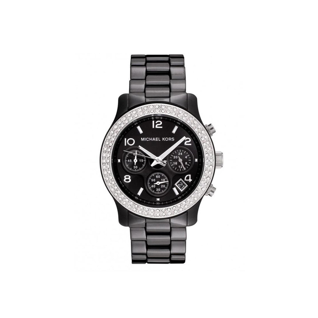 Michael Kors Black Ceramic Chronograph Wristwatch - Lc Watches