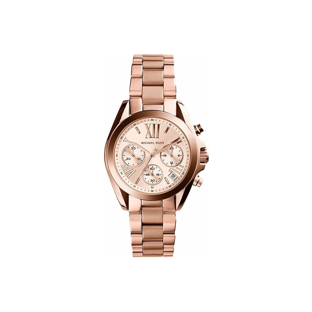 Michael Kors Bradshaw Rose Gold Chronograph Wristwatch - Lc Watches