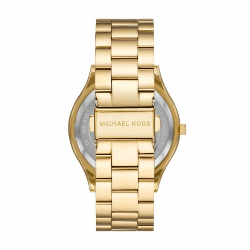 Michael Kors Ladies Watch Slim Runway 42mm Gold - Lc Watches