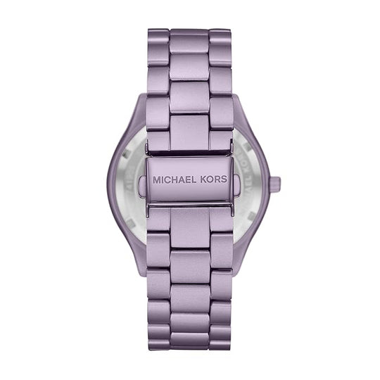 Michael Kors Women's Quartz With Metal Strap Purple Watch - Lc Watches