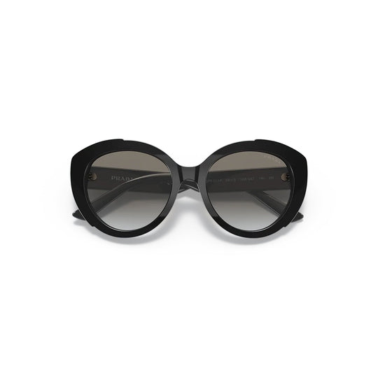 Prada PR 01YSF Black Cat Eye Sunglasses - Lc Watches