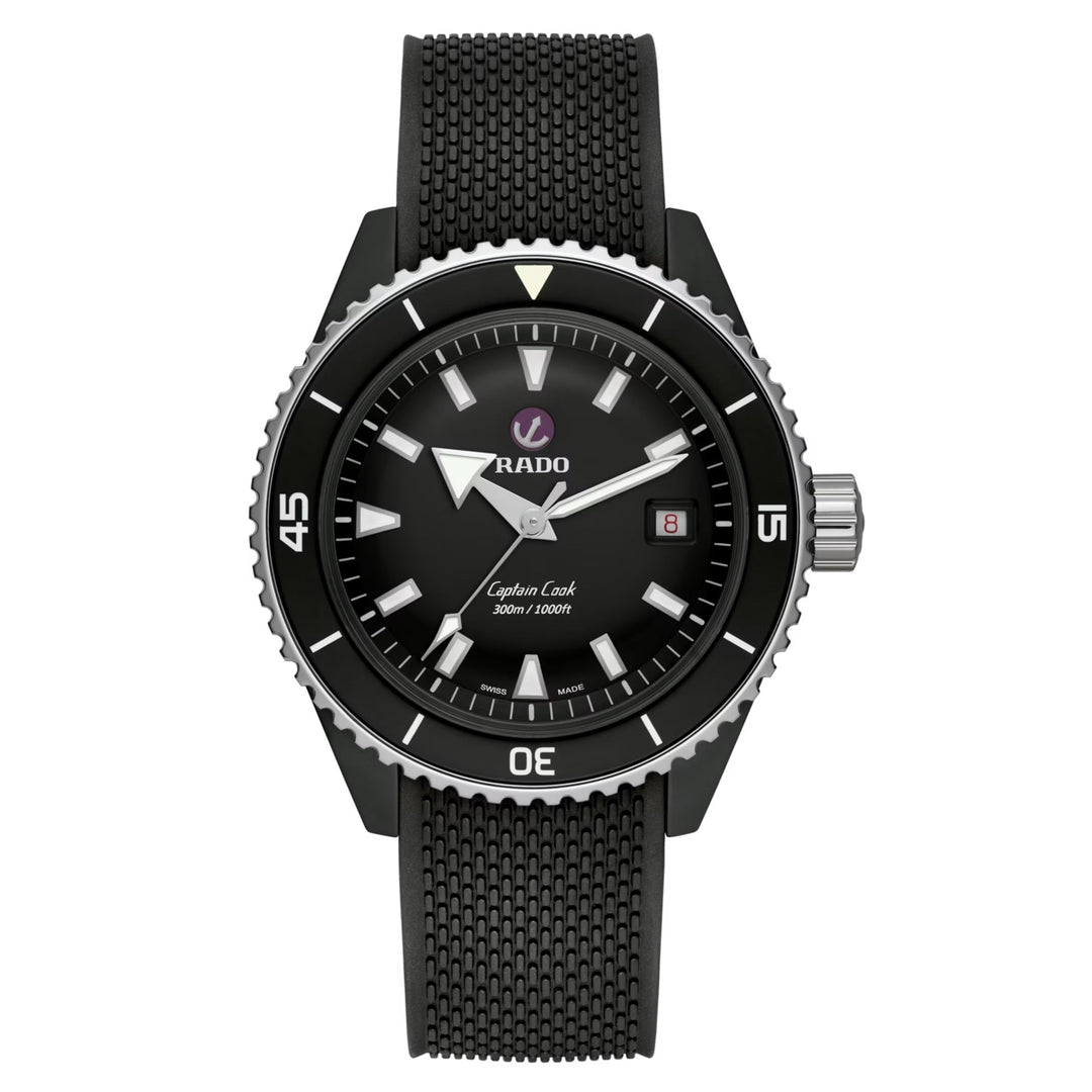 Rado Captain Cook High - Tech Ceramic Diver Black Men Watch - Lc Watches