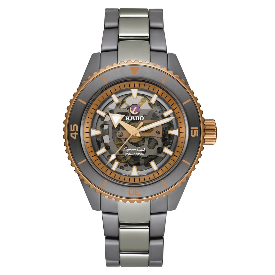 Rado Captain Cook High - Tech Ceramic Skeleton Men Watch - Lc Watches