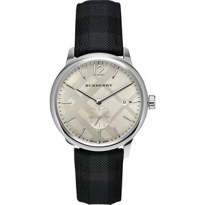 Burberry Men’s Swiss Made Leather Strap Watch