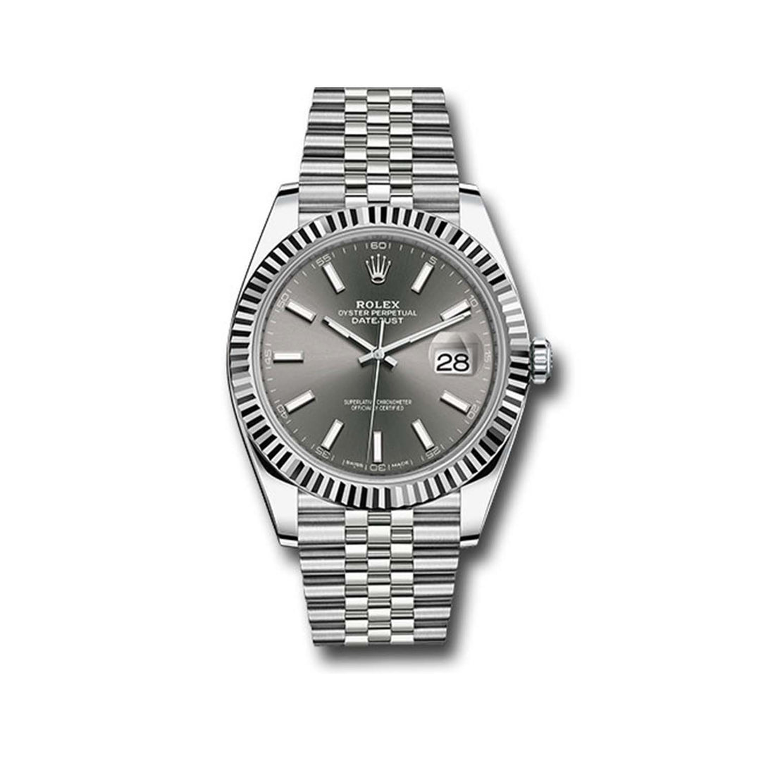 Rolex Datejust Oystersteel 41 Dark Rhodium New 2024 - Lc Watches