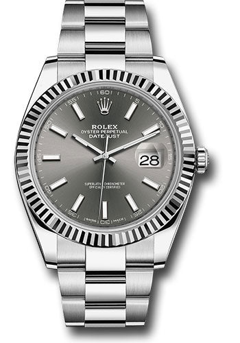 Rolex Datejust Oystersteel 41 Dark Rhodium New 2024 - Lc Watches