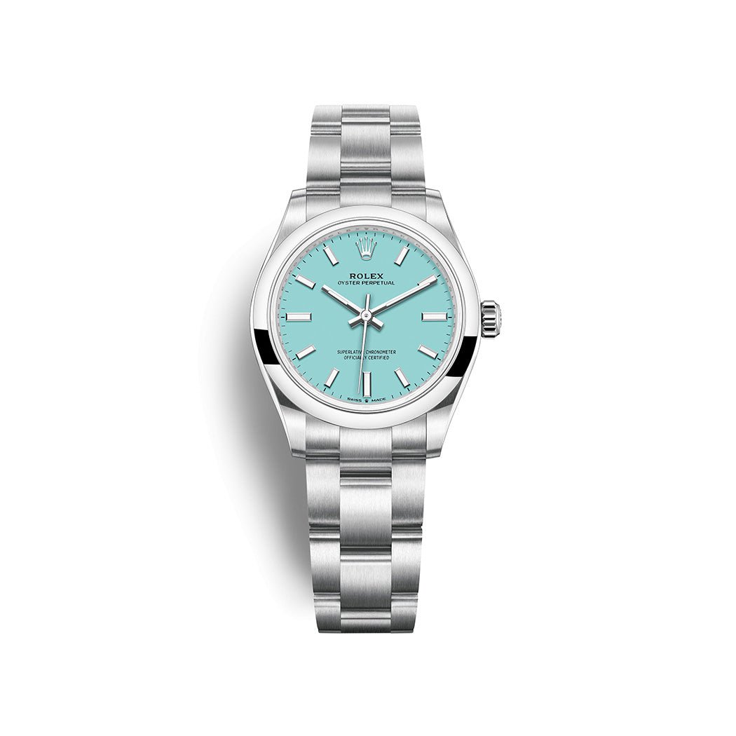 Rolex Oyster Perpetual 31 Turquoise Blue - Lc Watches