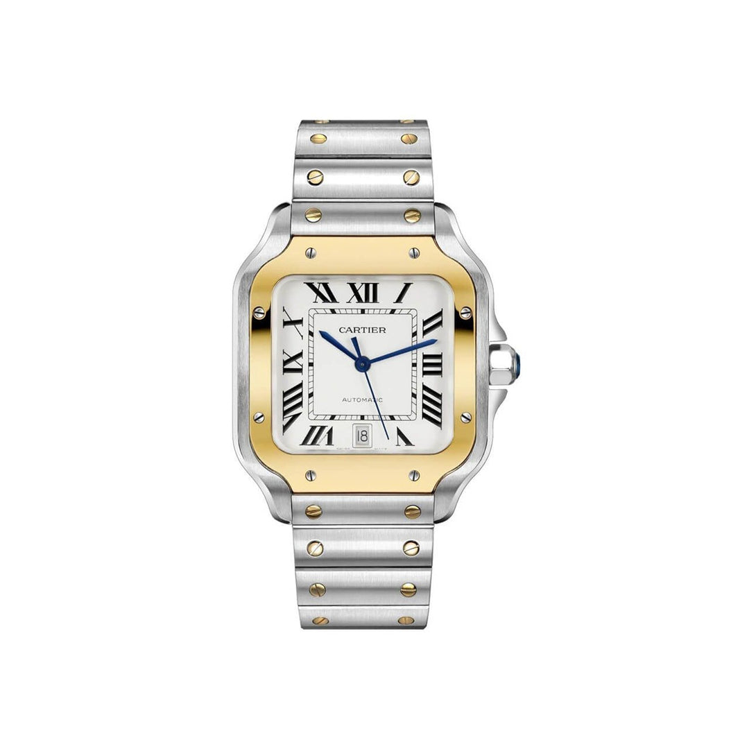 Santos De Cartier Two Tone Large Watch - Lc Watches