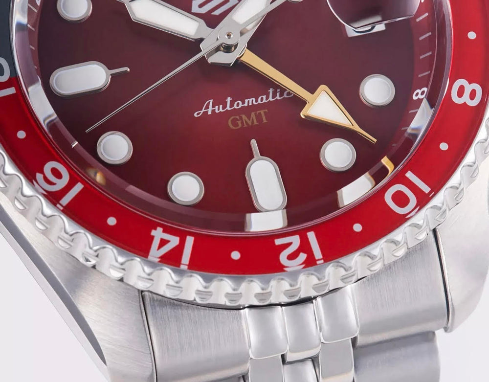 Seiko 5 Sports Automatic GMT Passion Red Limited Edition 1000pcs Watch SSK031K1