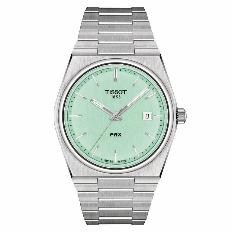 Tissot PRX Light Green Dial Quartz Men's Watch - Lc Watches