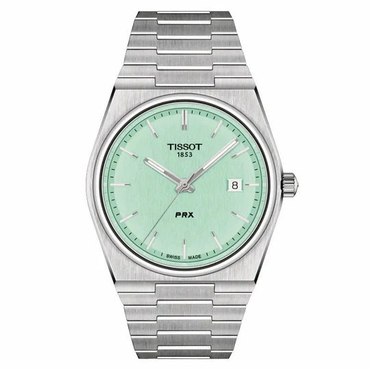 Tissot PRX Light Green Dial Quartz Men's Watch - Lc Watches