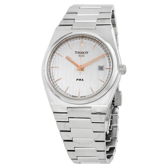 TISSOT PRX Quartz Silver Dial Men's Watch - Lc Watches