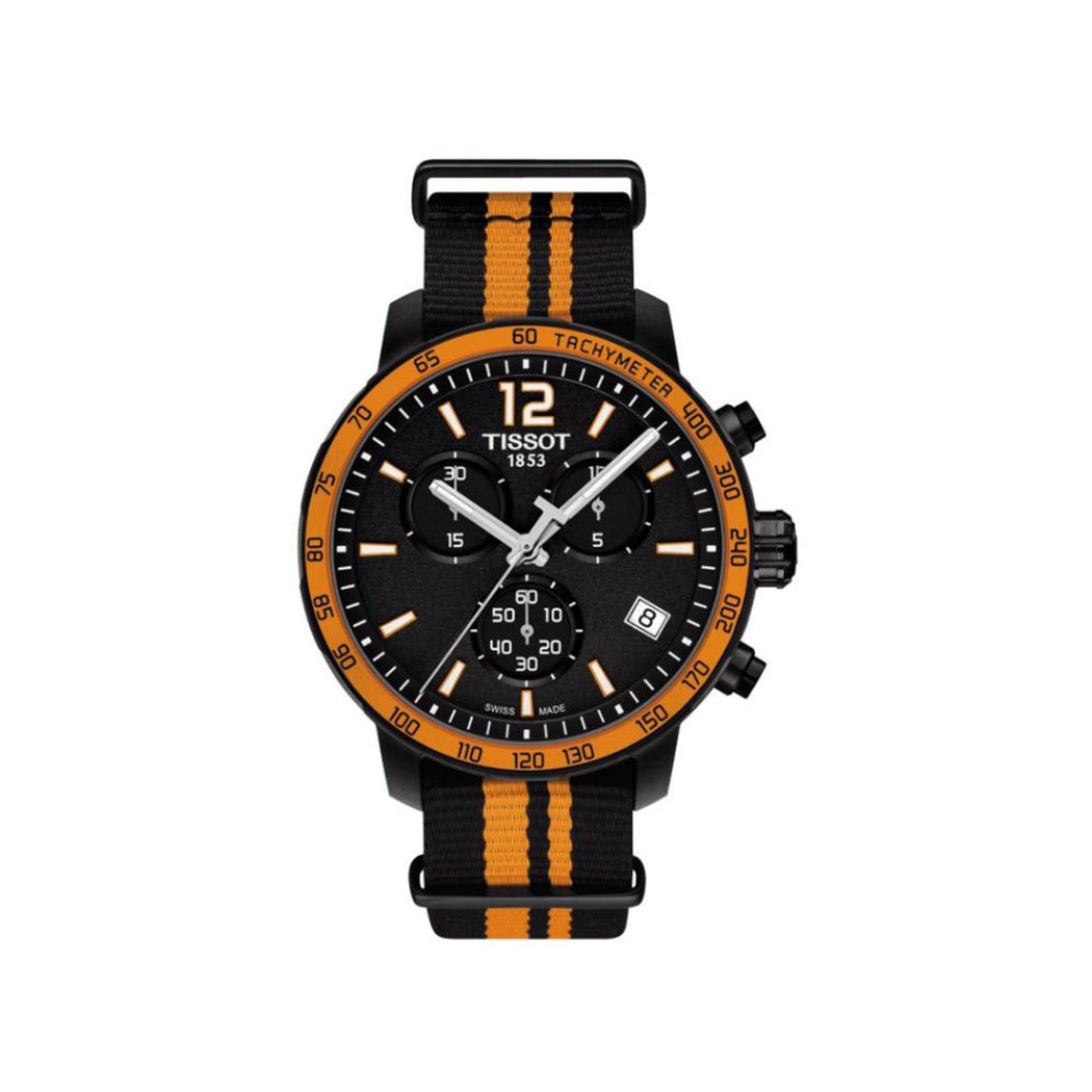 Tissot Quickster Chronograph Black and Orange - Lc Watches