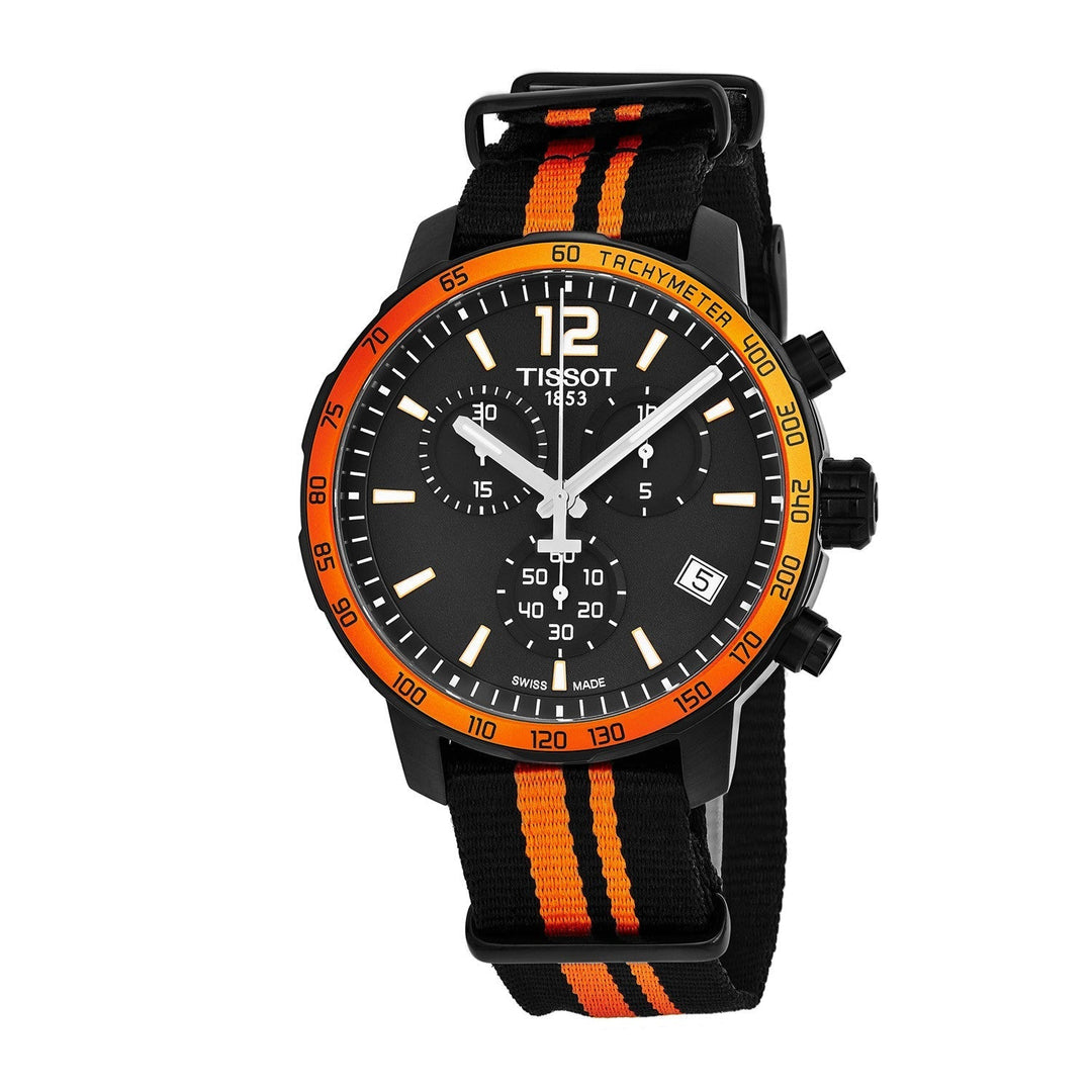 Tissot Quickster Chronograph Black and Orange - Lc Watches