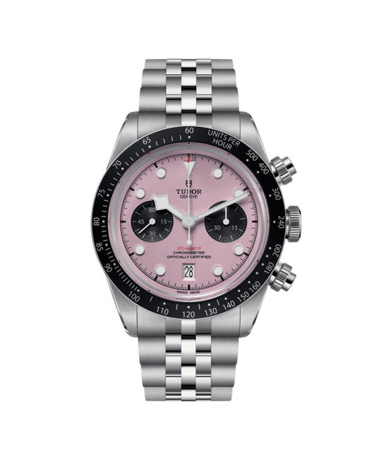 Tudor Black Bay Chrono Pink Dial - Lc Watches