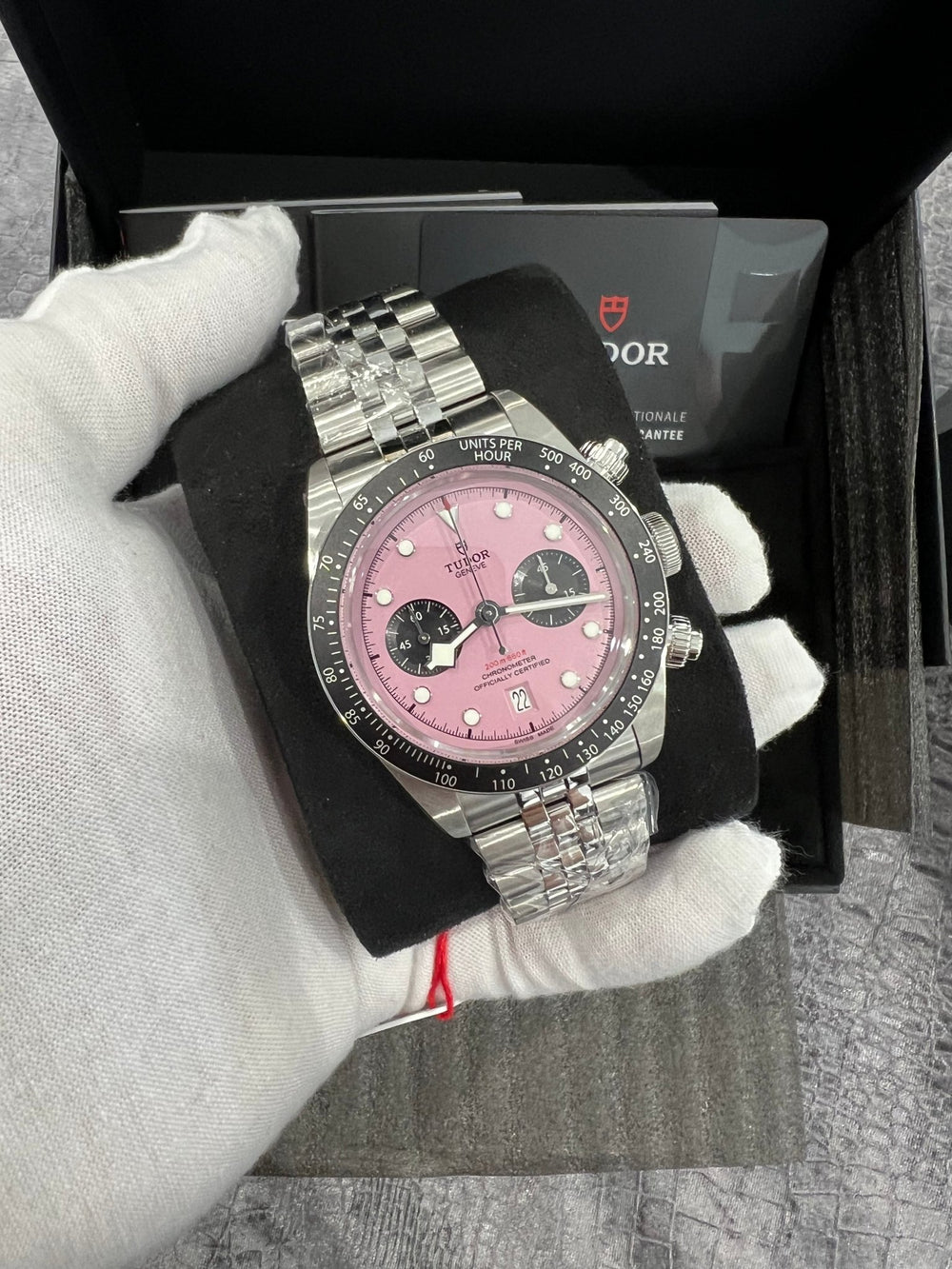 Tudor Black Bay Chrono Pink Dial - Lc Watches