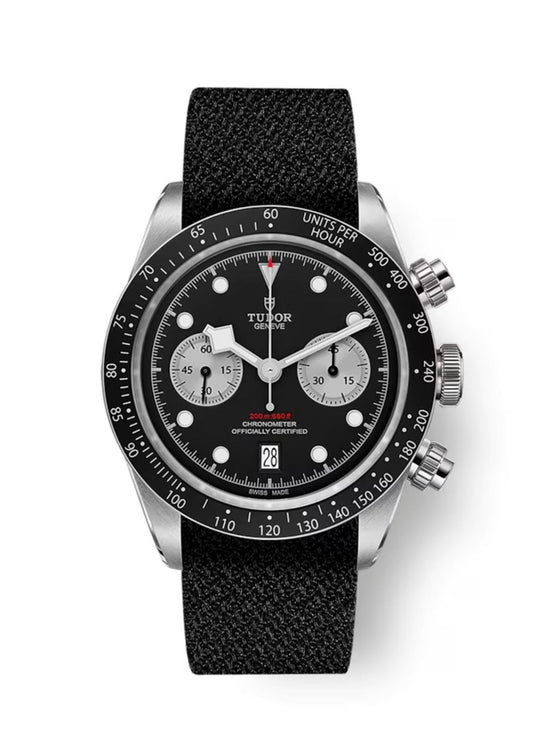 Tudor Black Bay Chrono Strap Black Dial - Lc Watches