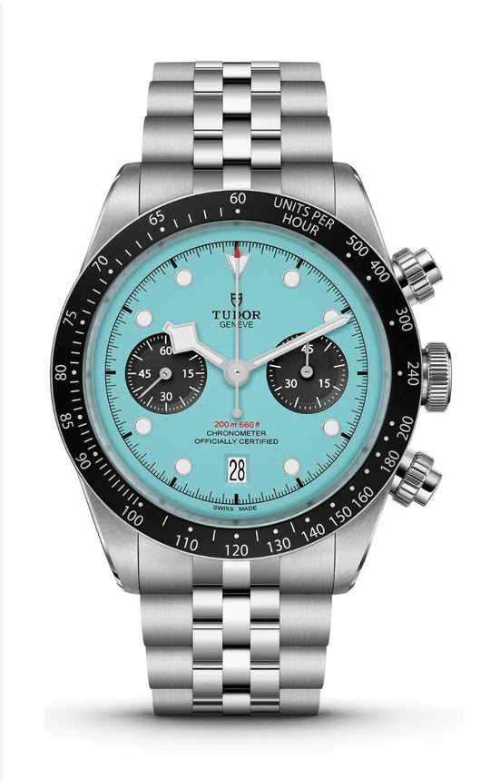 Tudor Black Bay Chrono Turquoise Dial - Lc Watches