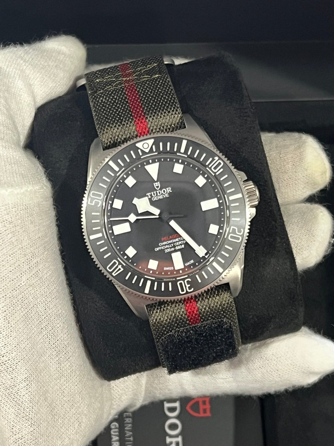 TUDOR Pelagos FXD Green Strap Men's Watch NEW 2024 - Lc Watches