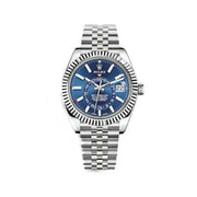 Rolex Sky-Dweller Blue dial Oystersteel White Gold 42mm Watch NEW 2024