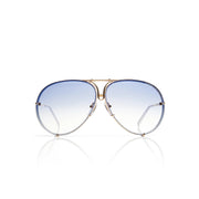 Porsche Design 8478 Blue and Gold Aviator Sunglasses