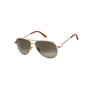 Jimmy Choo SANSA/S Brown Aviator Sunglasses