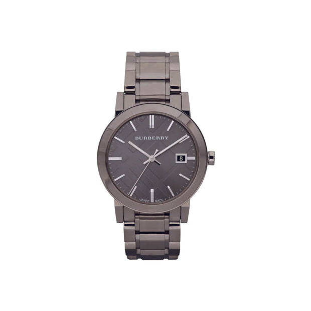 Burberry Grey Ion Plated 38 mm Wristwatch