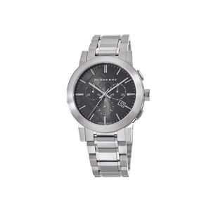 Burberry Stainless steel Black Dial 42 mm Wristwatch