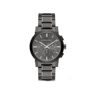 Burberry Grey Ion Steel Chronograph Men's Watch