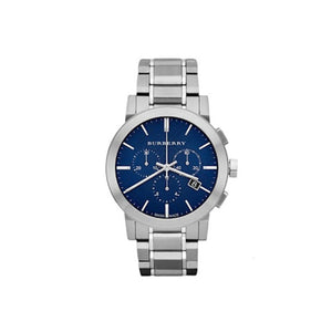 Burberry Blue Dial Chronograph Wristwatch