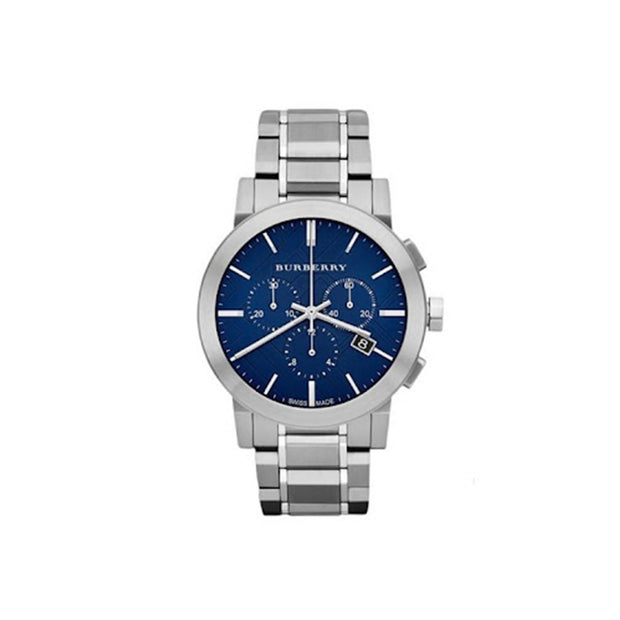 Burberry Blue Dial Chronograph Wristwatch