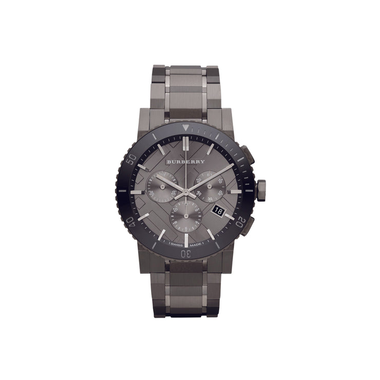 Burberry Gunmetal 42 mm Chronograph Wristwatch