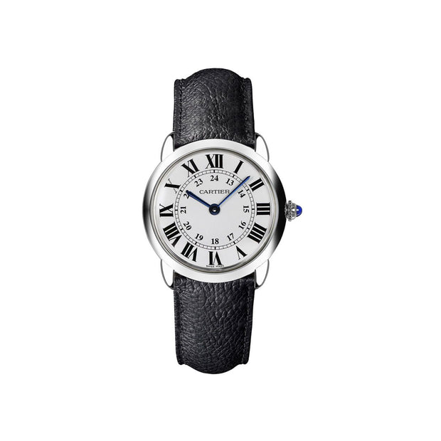 Cartier Ronde Sol de Cartier 29 mm Leather Strap Watch