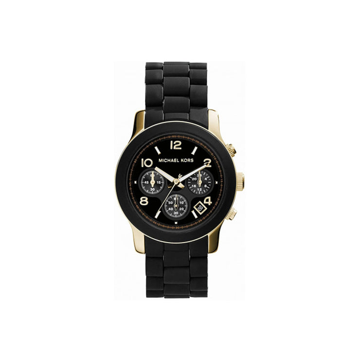 Michael Kors Matte Black Catwalk Chronograph Wristwatch