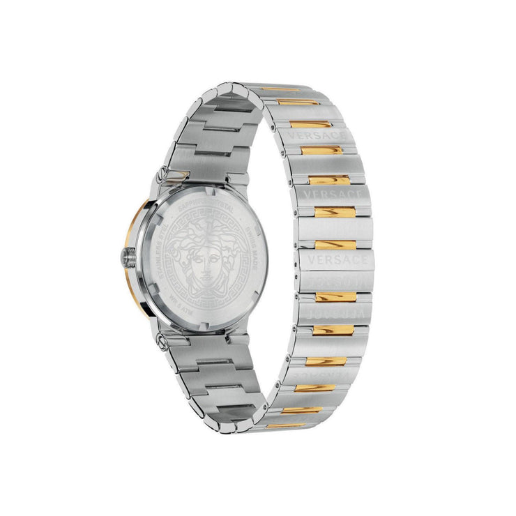 Versace Greca Logo Two Tone 38 mm Wristwatch